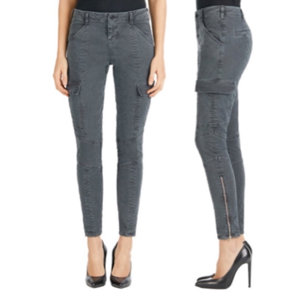 J Brand Houlihan Gray Cargo skinny Pants sz 24